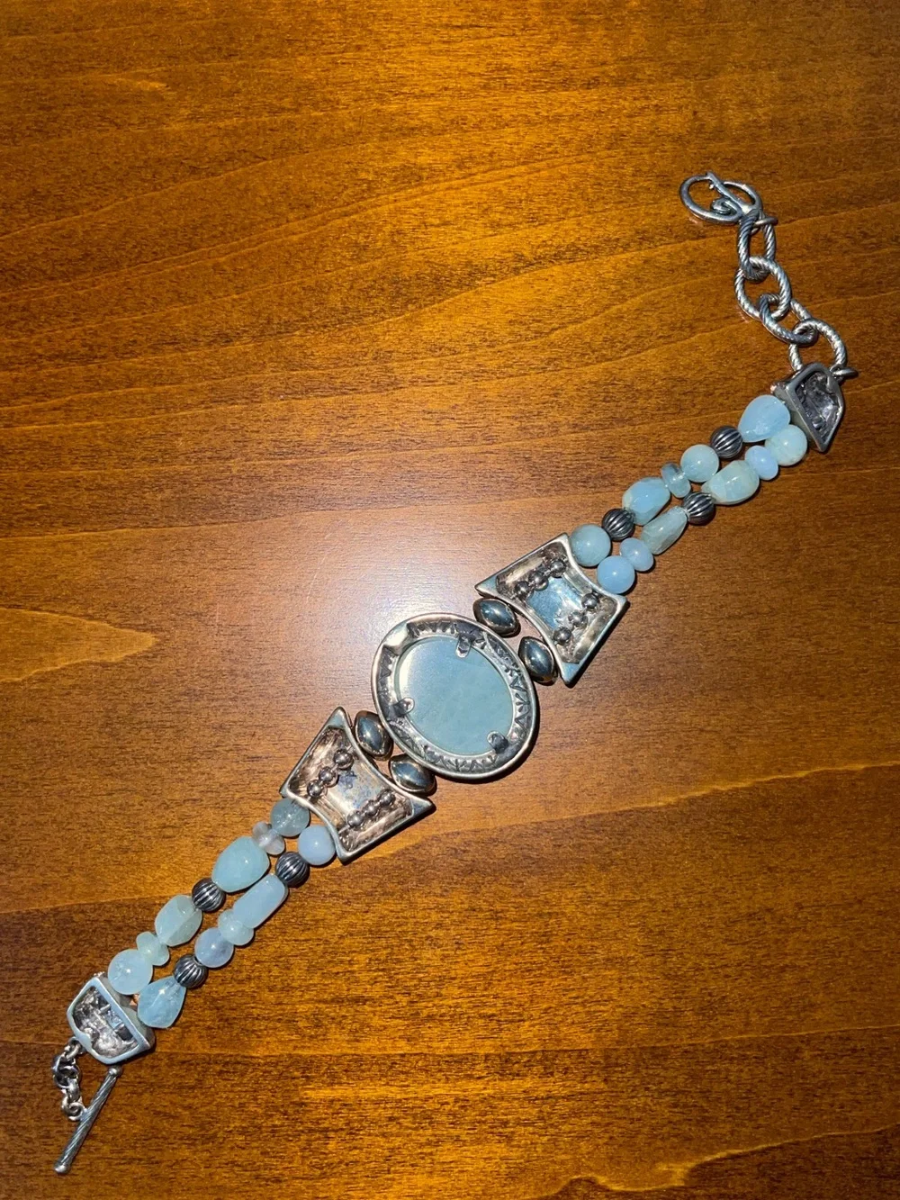 Vintage Native American Navajo Carolyn Pollack 925 Sterling Silver Bracelet